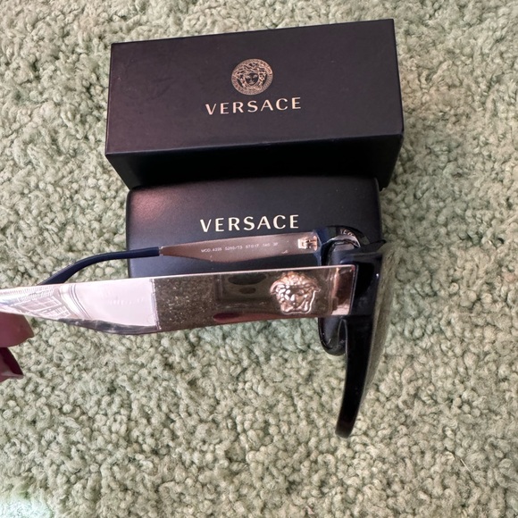 Versace polarized cat-eye steel man sunglasses - Picture 3 of 7
